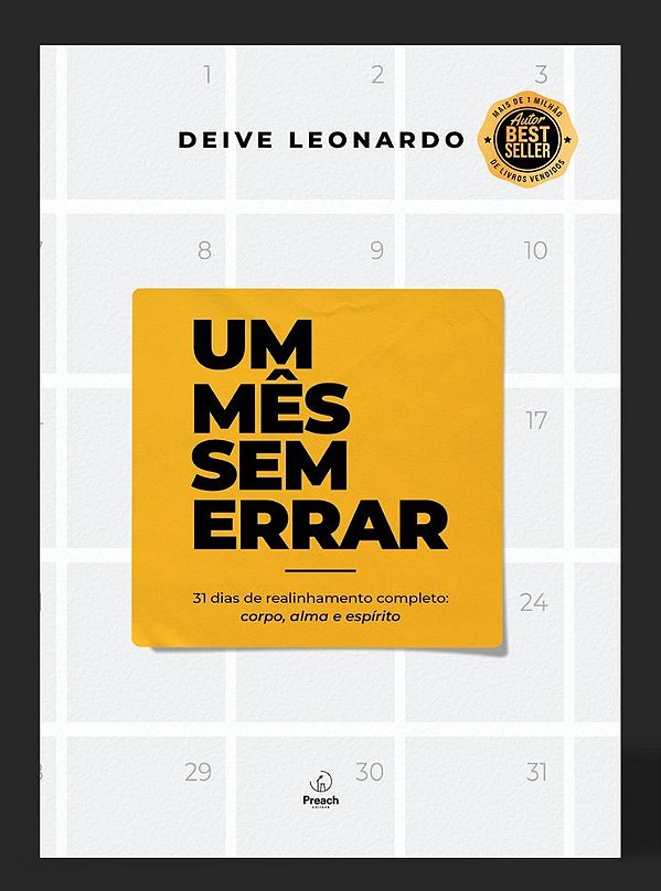 Um mês sem errar: 31 dias de realinhamento completo: corpo, alma e espírito