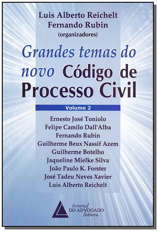 Grandes Temas Do Novo Código De Processo Civil