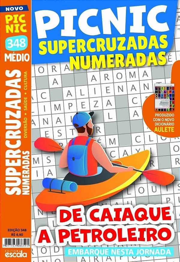 Picnic Supercruzadas Numeradas - Médio: 348 - de caiaque a petroleiro