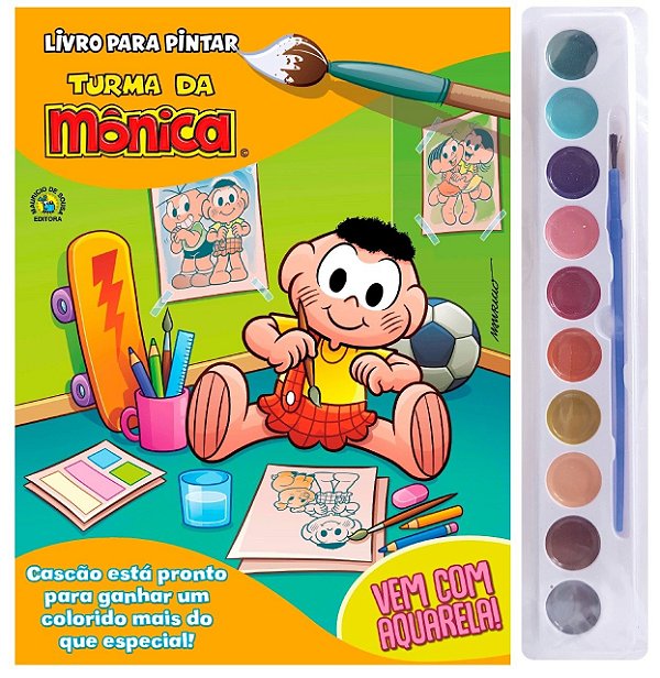 Turma da Mônica - Livro para pintar: Cascão