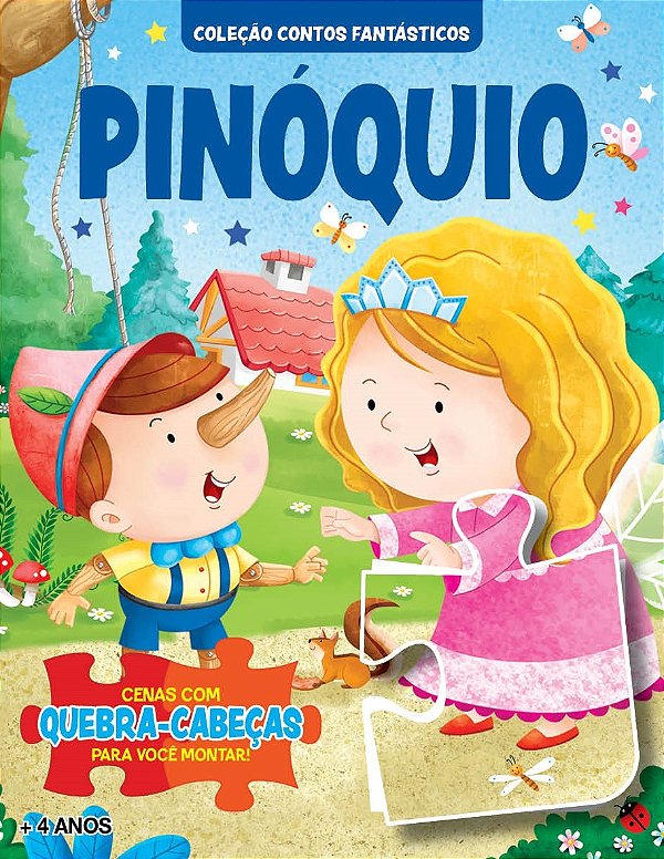 Coleção Contos Fantásticos - Pinóquio | Livro Quebra-Cabeça