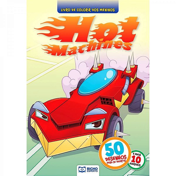 50 Paginas Para Colorir - Hot Machines