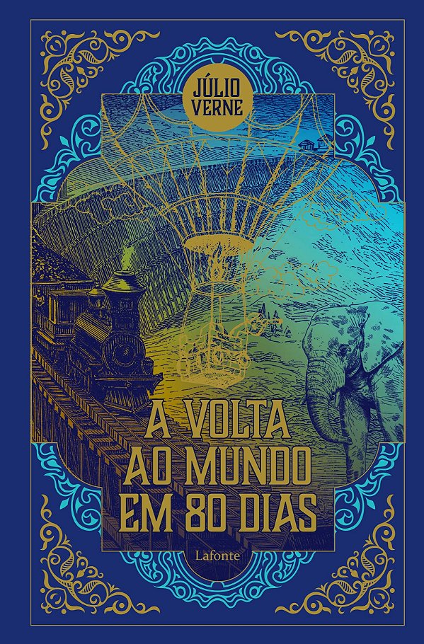 A volta ao Mundo em 80 dias: capa dura