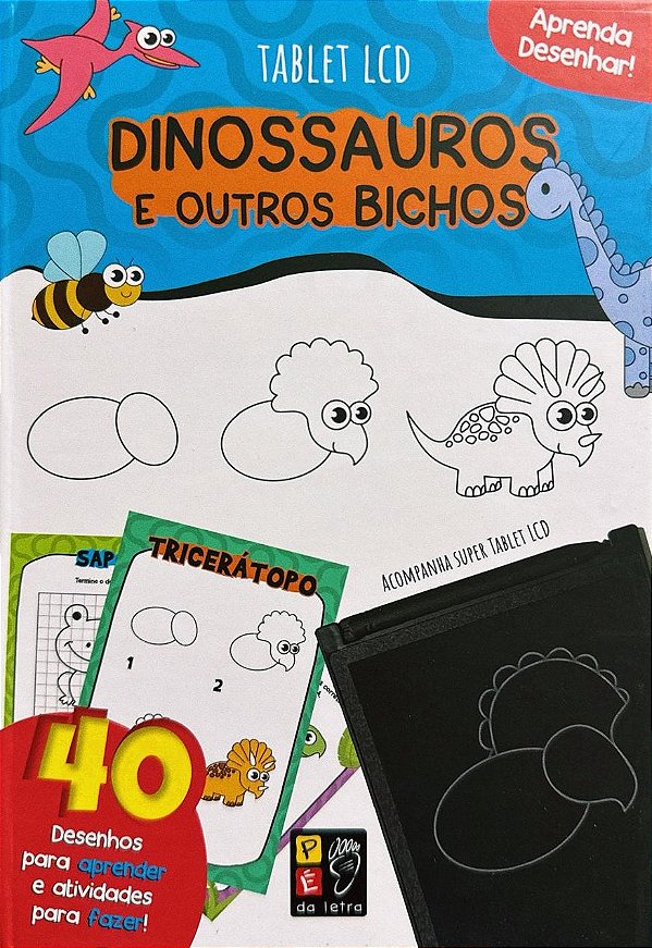 Aprenda desenhar! Dinossauros (Acompanha Tablet LC) (Volume 1)