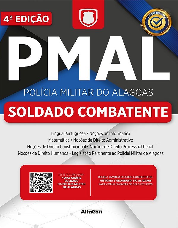 Pmal - Soldado Combatente Da Polícia Militar Do Alagoas