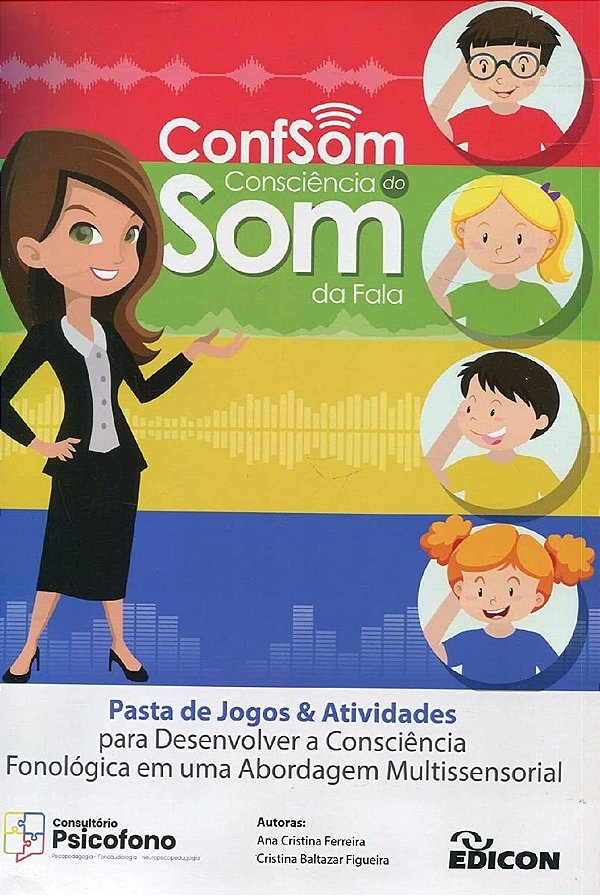 Confsom - Pasta De Jogos & Atividades Para Desenvolver A Consciência Fonológica Em Uma Abordagem Mul