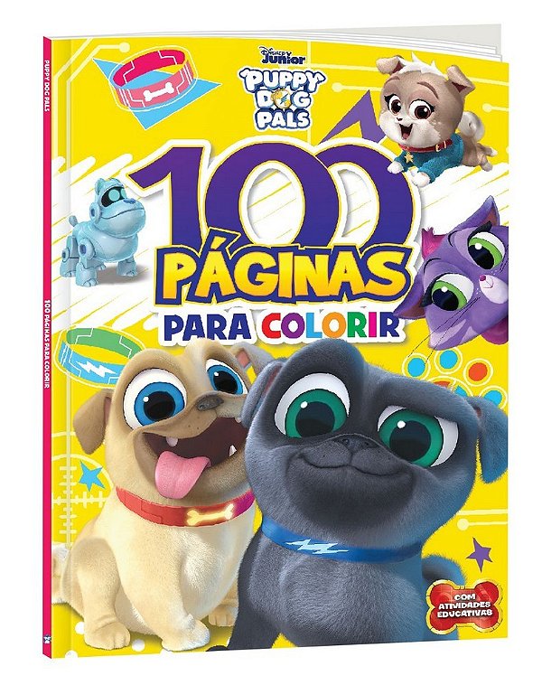 100 Paginas Para Colorir - Bingo E Rolly