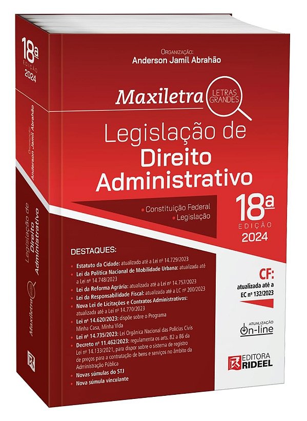 Legislação De Direito Administrativo -  Coleção Maxiletra - 18Ed/25
