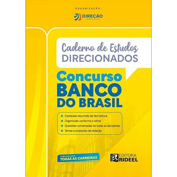 Caderno de estudos direcionados ”“ concurso banco do Brasil