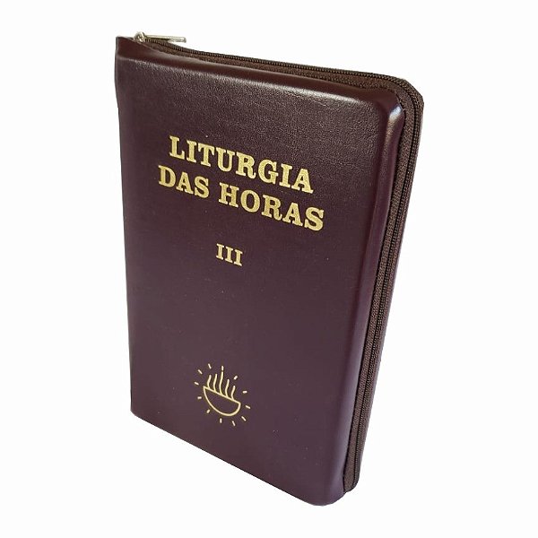 Liturgia das horas Vol. III - zíper -