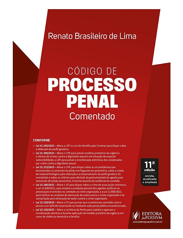 Código De Processo Penal Comentado (2025)