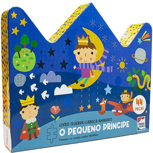 Livro Quebra-Cabeça Animado - O Pequeno Príncipe