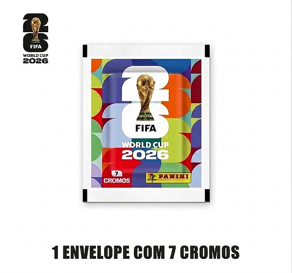 Copa Do Mundo 2026 - Envelopes Com 7 Figurinhas