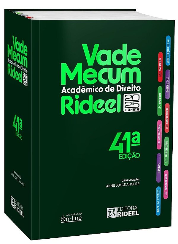 Vade Mecum Acadêmico De Direito Rideel 2025 - 1º Semestre
