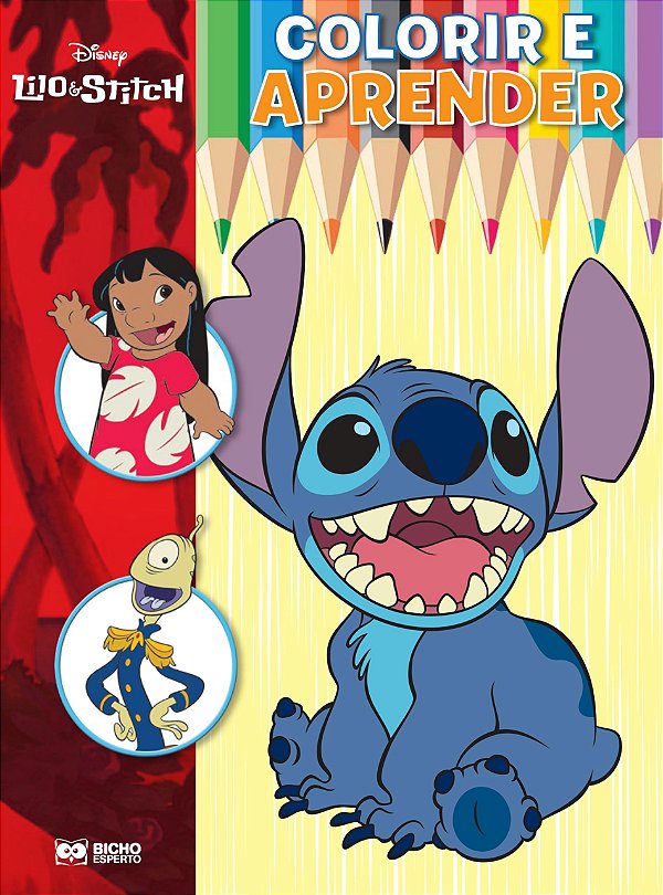 Colorir E Aprender Disney - Lilo & Stitch