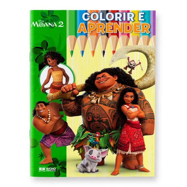 Colorir E Aprender Disney - Moana 2