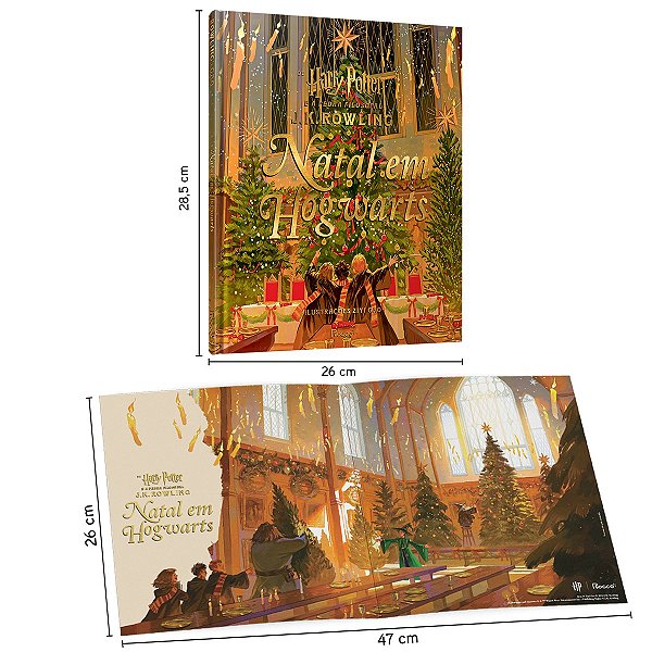 Natal Em Hogwarts-Ilustrado(Com Poster Exclusivo)