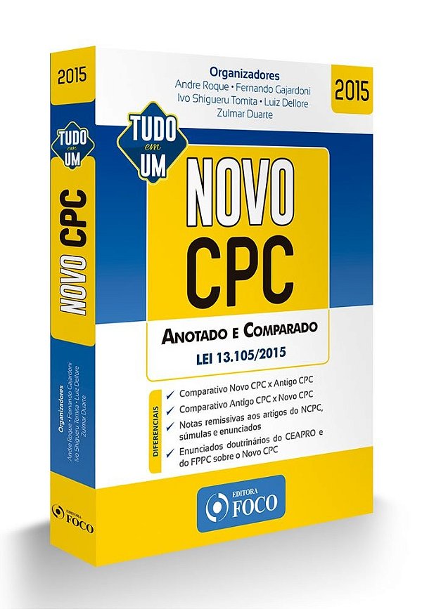 Novo Cpc Anotado E Comparado - Tudo Em Um - 1