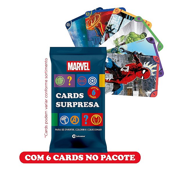Cards Surpresa: Marvel - C/6
