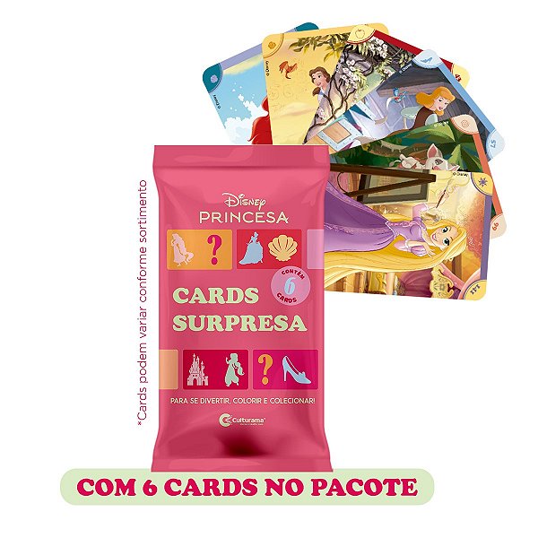 Cards Surpresa: Disney Princesa - C/6