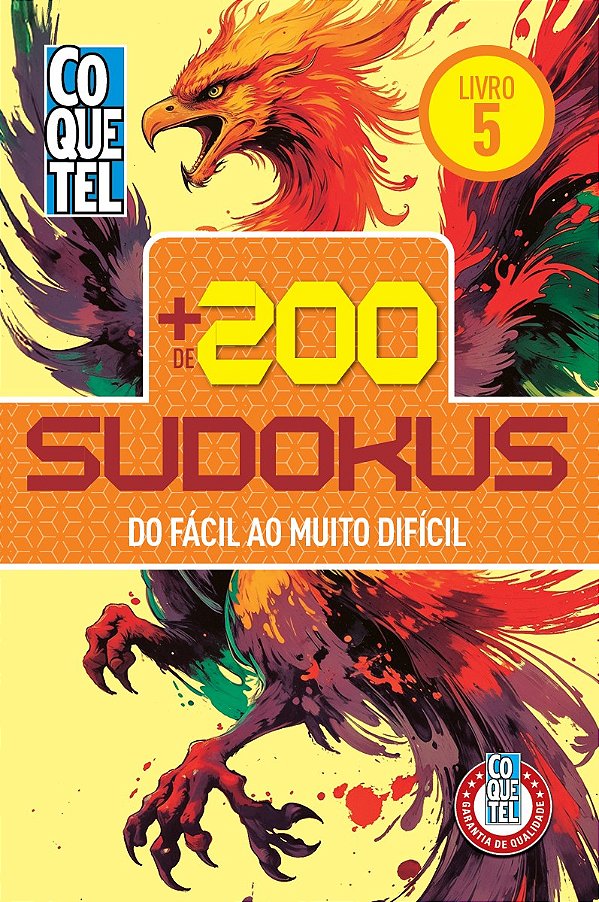 Coquetel - + De 200 Sudokus - Do Fácil Ao Muito Difícil