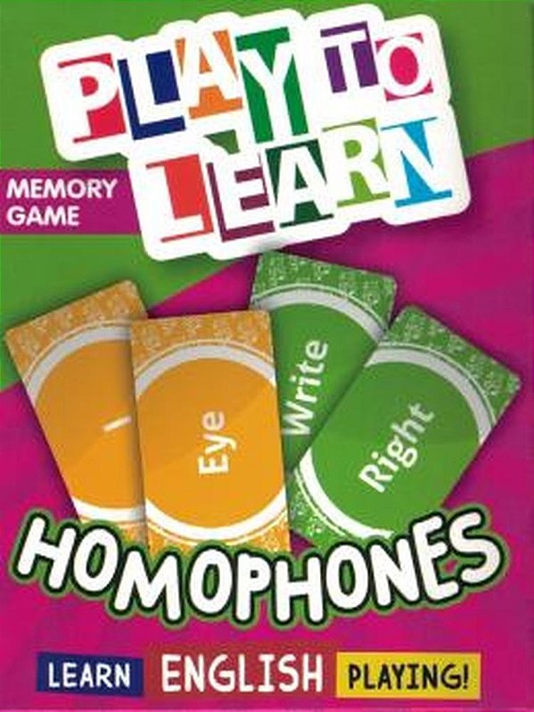 Jogo Da Memória - Homophones