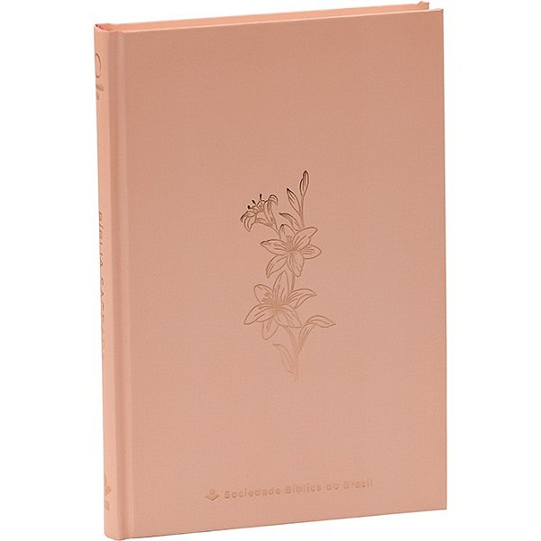 Bíblia Ara, Rose Tan, Capa Dura | Sbb | Capa Dura Ilustrada, Rose: Almeida Revista E Atualizada (Ara)