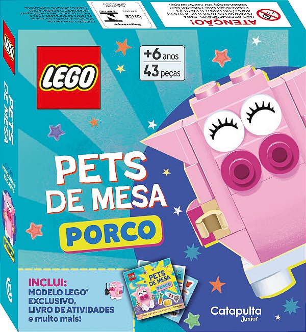 LEGO books pets de mesa: Porco