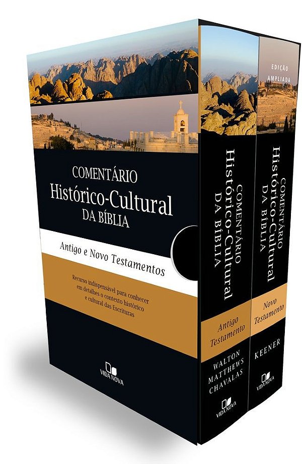 Box comentário histórico-cultural da bíblia (at e nt)