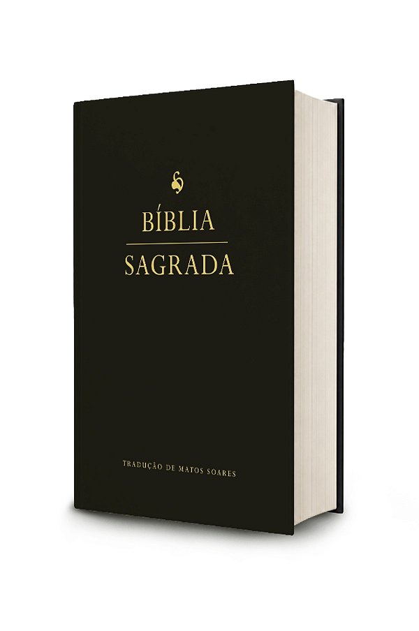 Bíblia Sagrada - Tradução Do Pe. Manuel De Matos Soares (Capa Dura Ébano Preta)