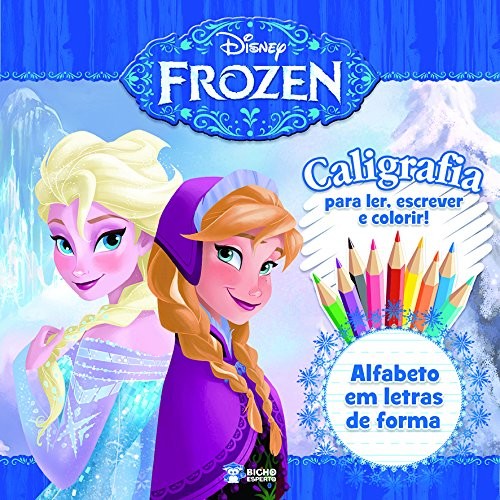 Disney Frozen - Calig. Alf. Em Letras De Forma