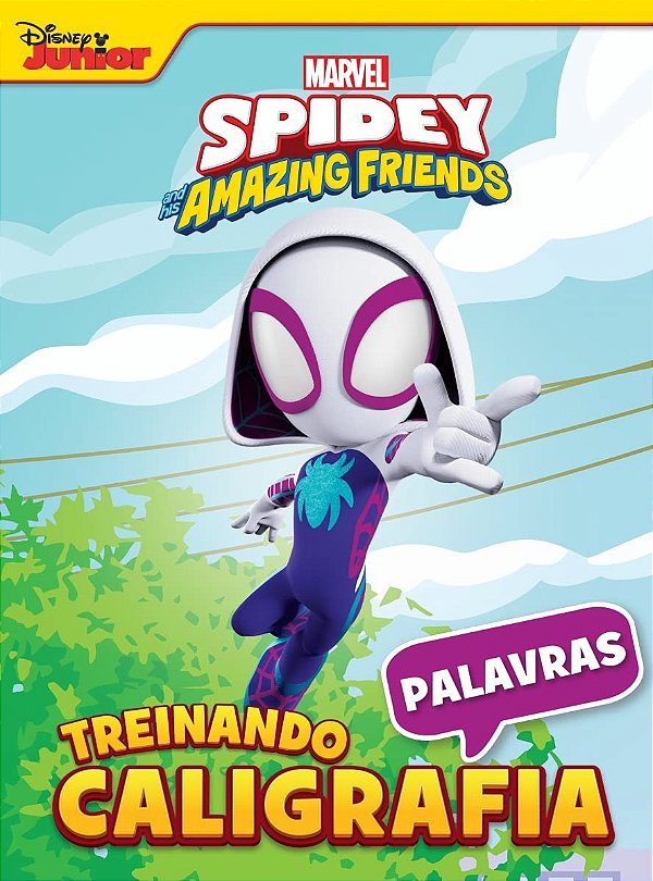 Treinando A Caligrafia Marvel Spidey - Palavras