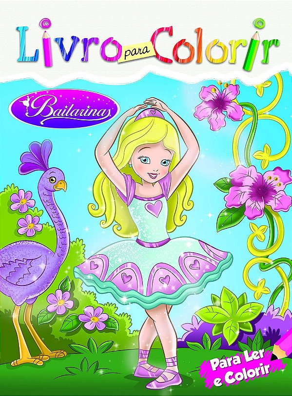 Livro Para Colorir - Bailarina
