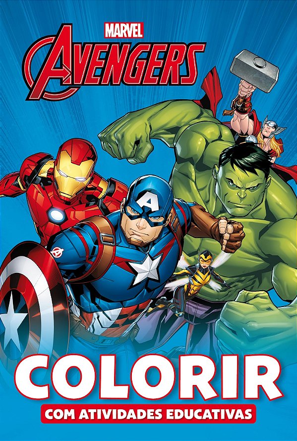 Marvel Colorir Ativ.Educativas - Avengers