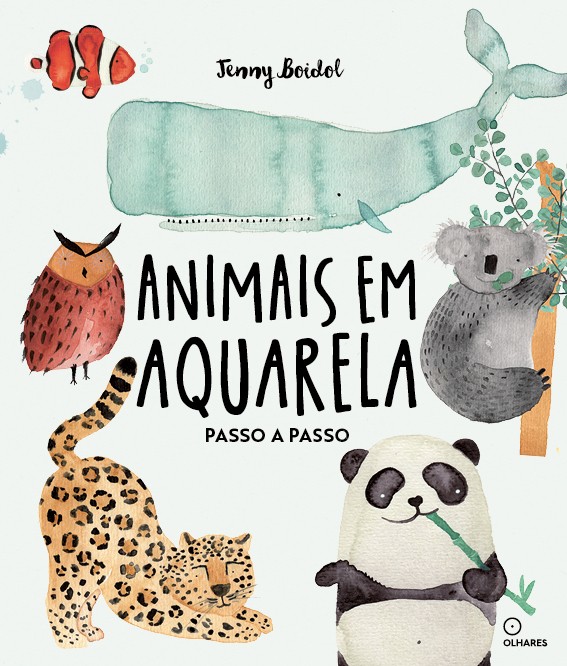 Animais em aquarela