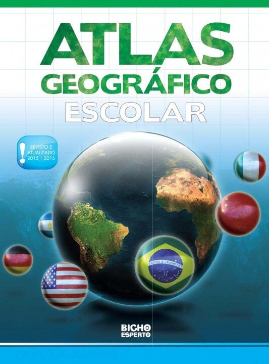 Atlas Geografico Escolar - Luxo