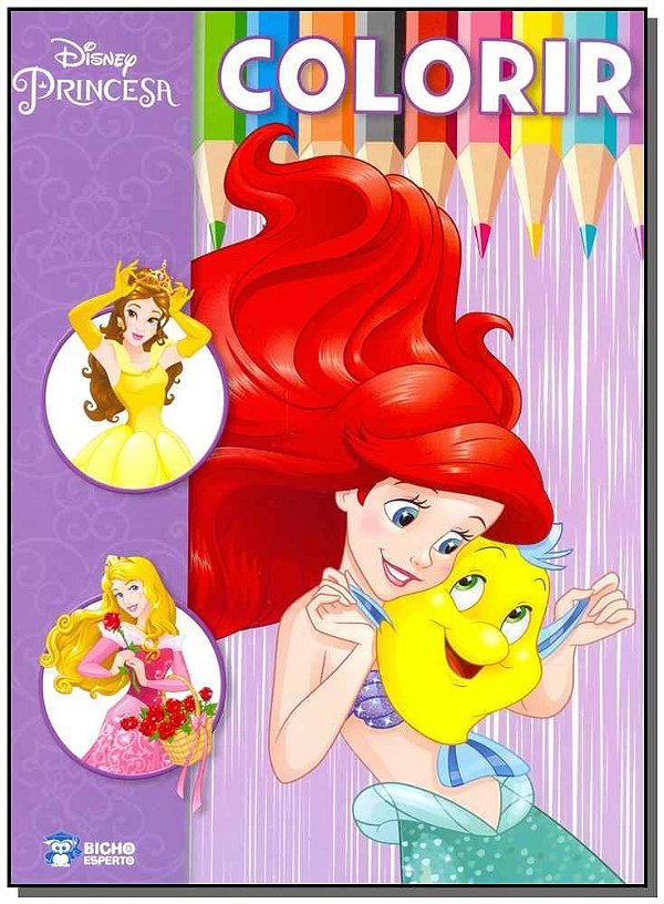 Disney Colorir E Aprender - Princesas