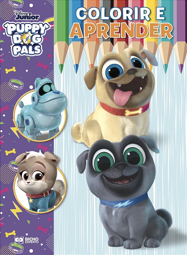 Disney Colorir E Aprender - Puppy Dog Pals
