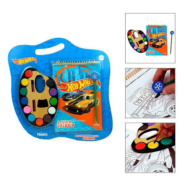 Hot Wheels - Passatempo para Colorir