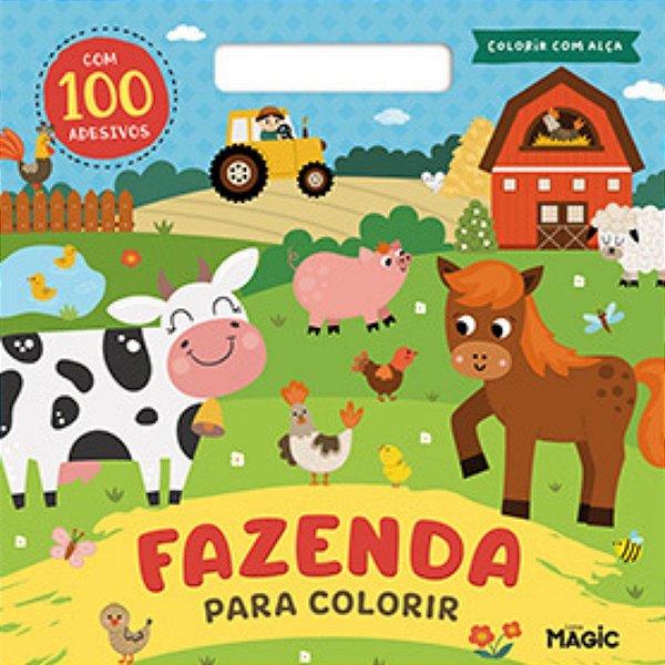 Fazenda - com 100 adesivos