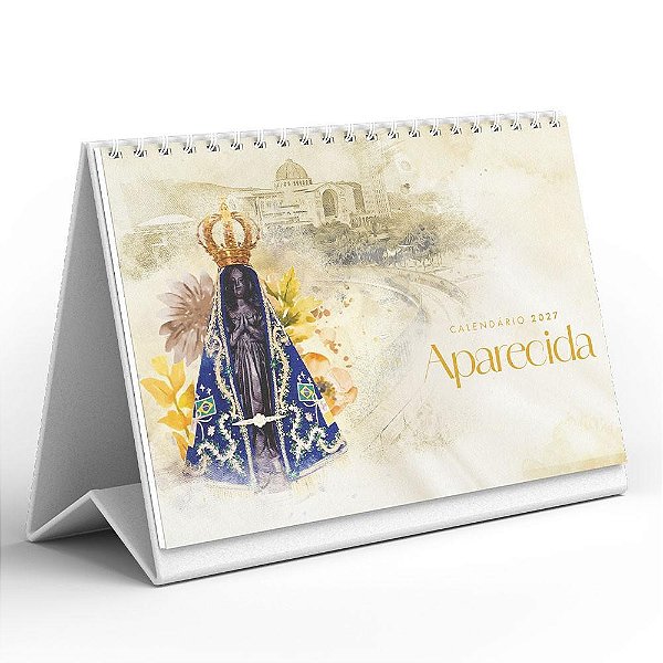 Calendário De Mesa 2027 - Aparecida