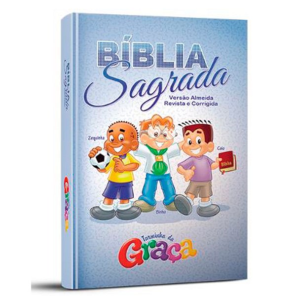Bíblia Turminha Da Graça Azul