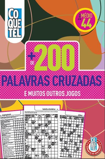 Livro coquetel + 200 pal cruz médio 44