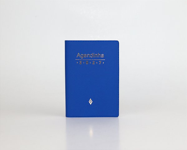Agenda simples 2027 - azul