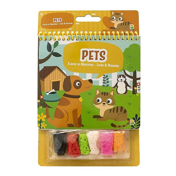 Flocos de Massinha - Livro & Diversão: Pets