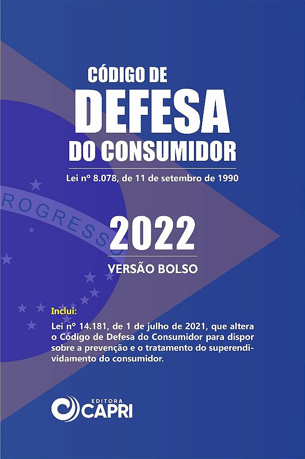 Código De Defesa Do Consumidor 2022 - Versão Bolso