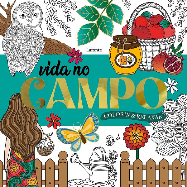 Vida no Campo - Colorir e Relaxar