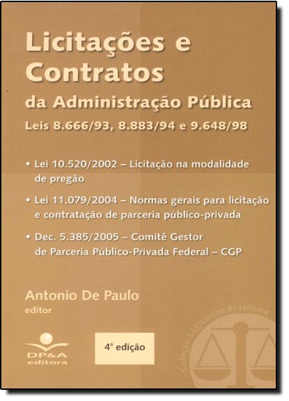Licitacoes E Contratos Da Administracao Publica - 4