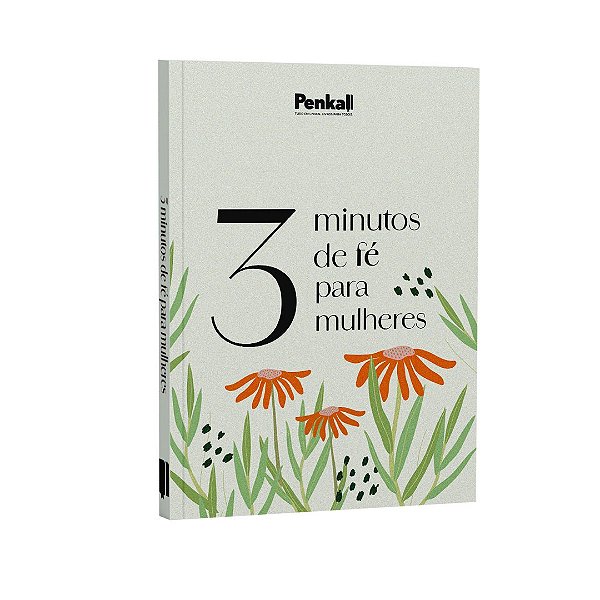 Devocional 3 Minutos de Fé Para Mulher | Flor Laranja