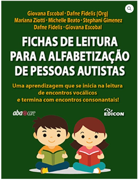 Fichas De Leitura Para A Alfabetização De Pessoas Autistas